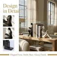 thumbnail image 2 of Unique Bargains Expandable Metal Bookends with Compartments Home 2 Pcs White, 2 of 5