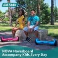thumbnail image 3 of GOTRAX NOVA Hoverboard for Kids Ages 6+, 200W 6.5" LED Wheels&6.25mph HoverBoard for Kids,Blue, 3 of 9