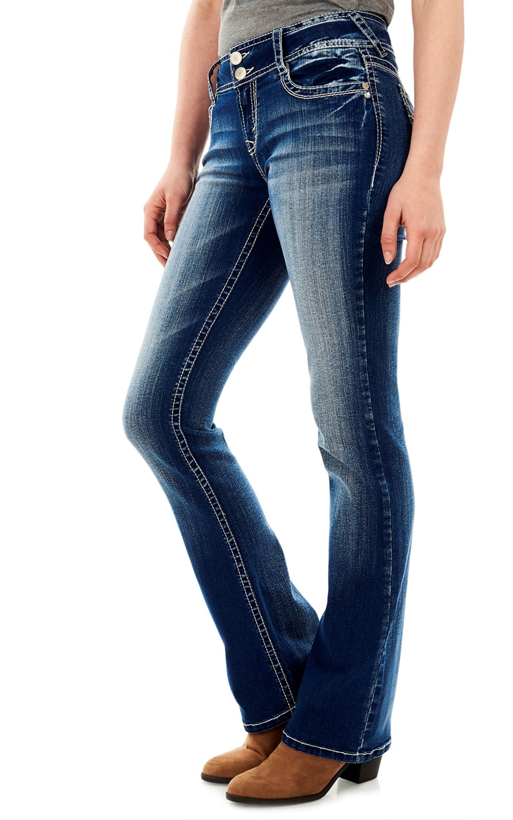 WallFlower Luscious Curvy Bootcut Insta Juniors Jeans (Standard and - Walmart.com