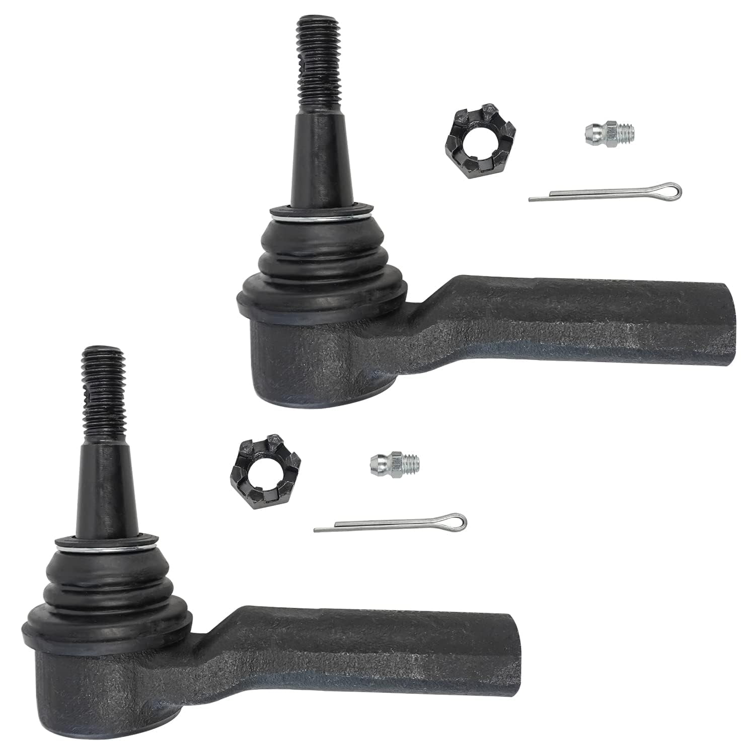 Detroit Axle - Front 10pc Control Arms Kit for 2010-2015 Chevy Camaro, 4 Lower Forward & Rearward Control Arms 4 Tie Rods 2 Sway Bars Suspension Kit 2011 2012 2013 2014 Replacement