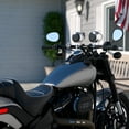 thumbnail image 4 of GoHawk TN4-R 4" Waterproof Motorcycle Bluetooth Speakers Stereo Amplifier Audio System Harley Touring Cruiser ATV 4-Wheeler FM Radio Chrome, 4 of 10