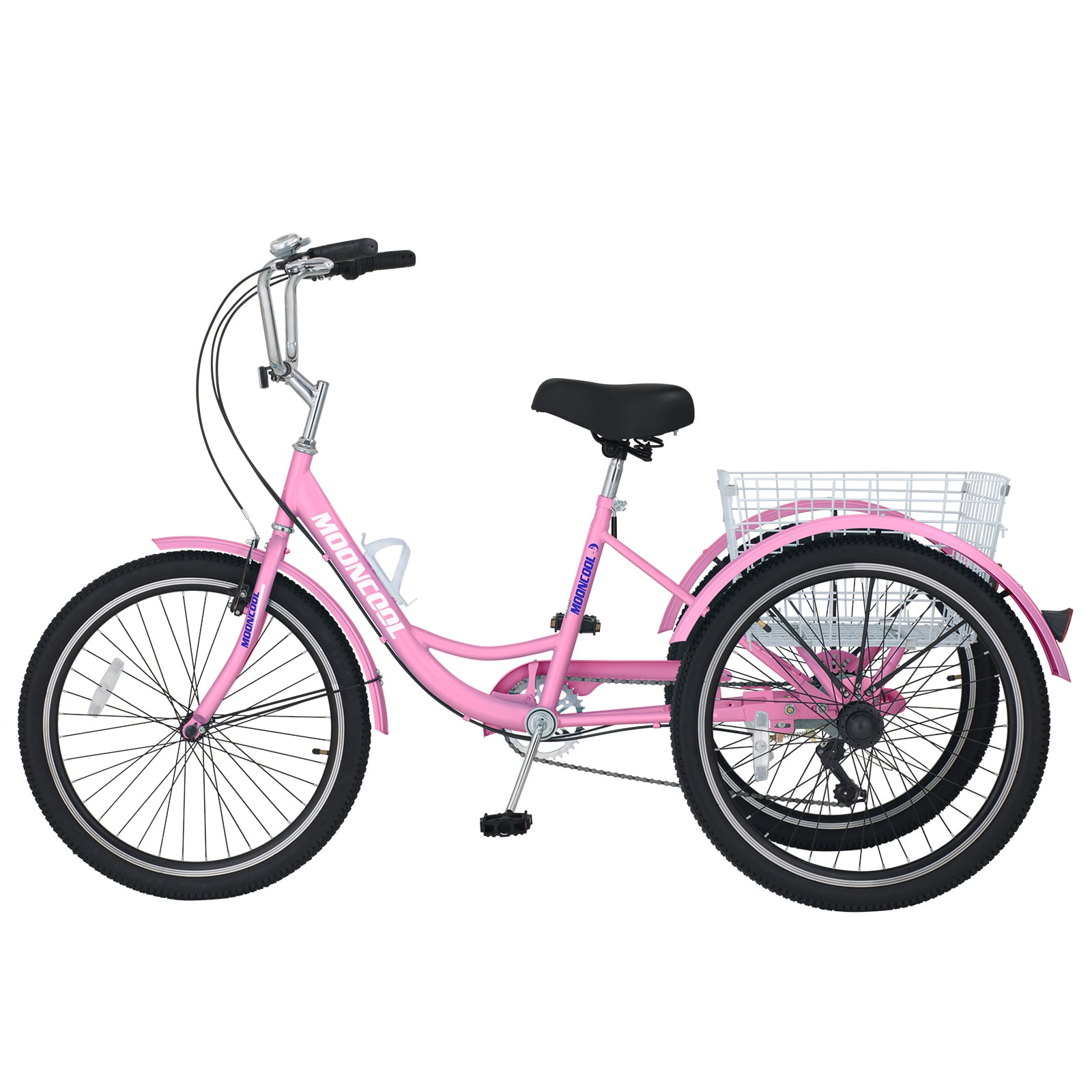 LILYPELLE 20" adult tricycle 7 speed, three wheel bikes for adults