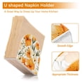 thumbnail image 4 of Flowers Floral Napkin Holder for Table Clear Napkin Stand Paper Holder Acrylic Organizer Dispenser Napkins for Dinner Kitchen Restaurant Room, 4 of 8