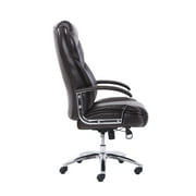 Serta Big & Tall High Back Office Chair, Heavy Duty Weight Rating, Brown Bonded Leather Upholstery