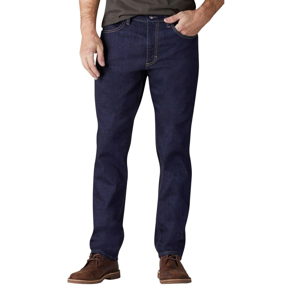 Lee - Lee Mens Premium Flex Regular Fit Denim Jeans - Walmart.com ...