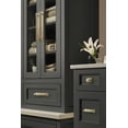 thumbnail image 3 of Amerock Maymont 5-1/16 inch (128mm) Center-to-Center Rectangle Golden Champagne Cabinet Pull Backplate, 3 of 7