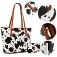 thumbnail image 7 of Montana West Tote Bags Vegan Leather Purses and Handbags for Women Top Handle Ladies Shoulder Bags, A-Jean, 7 of 7