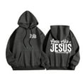 thumbnail image 2 of Christian Hoodies for Men 2025 Love Like Jesus Hoodie Hooded Sweatshirt with Pockets Pullover Hoodie Mens Hoodies, 2 of 7
