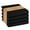 Black, variant on Twiny Threads Waffle Kitchen Towel 16"x26" Set of 4 - Brown