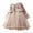 Beige, variant on URMAGIC 1-7 Years Little Girls Winter Rib Long Sleeve Dress Toddler Kids Casual Party Tulle Princess Dresses With Fleece Waistcoat