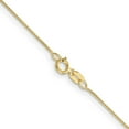 thumbnail image 6 of Auriga Fine Jewelry 10K Yellow Gold .5 mm Box Chain Necklace for Women 20", 6 of 6