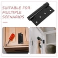 thumbnail image 3 of FONWILYO 2Pcs Spring Loaded Door Hinges Black Auto Close Door Hinges for Wooden and Screen Doors, 3 of 7