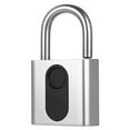 thumbnail image 1 of Zootealy USB Rechargeable Smart Keyless Fingerprint Lock BT Padlock APP Unlocking 100 Fingerprints IP65 Waterproof Anti-Theft Security Padlock Door Luggage Case Backpack Lock, 1 of 8