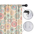 thumbnail image 4 of Blackout Kids Curtains,Boho Bohemia Flower Childrens Insulated Curtains Set Of 2,Bedroom Essentials,Toddler Room Decor 42"x54"(106x137cm), 4 of 4