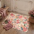 thumbnail image 2 of BERTHMEER 2'x3' Scalloped Small Area Rugs for Entrance Bathroom Bedroom Entryway Dorm Non Slip Washable Floral Accent Flower Rugs, Multicolor, 2 of 6