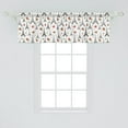 thumbnail image 2 of Ambesonne Eiffel Tower Window Valance, Parisian Rose Romance, 42" x 18", Multicolor, 2 of 3