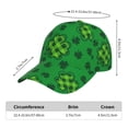 thumbnail image 2 of Picia St Patrick's Day5 pattern Trucker Low Profile Hat Men Women Baseball Cap Dad Hat Adjustable Unconstructed Plain Cap, 2 of 9