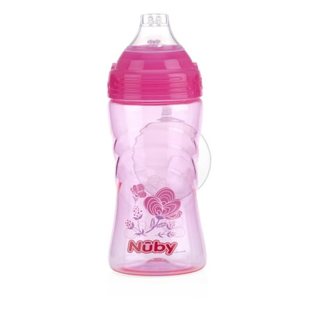 Nuby Thirsty Kids Sip It Soft Spout 12oz Cup, Styles May Vary