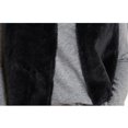 thumbnail image 3 of Masseys Women's Reversible Faux Fur & Faux Suede Vest in Black - L, 3 of 5
