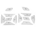 thumbnail image 2 of Steering Wheel Button Sticker, Aluminum Alloy 12 Pieces/set Car Steering Wheel Button Patch Protection Trim Car Button Decoration Suitable For W204 W212 W117, 2 of 8