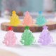 thumbnail image 1 of 60 uds estatua que brilla en la oscuridad árbol pequeño Mini árboles de Navidad de cristal árbol de Navidad brillante miniaturas de Navidad luminosas, 1 of 5