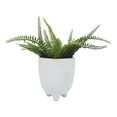 thumbnail image 3 of Sagebrook Home Porcelain, 6" Dia Footed Planter, White, 3 of 3