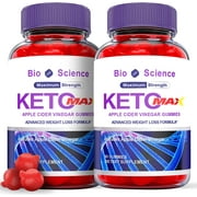 (2 Pack) Bioscience Max Keto ACV Gummies - Supplement for Weight Loss - Energy & Focus Boosting Dietary Supplements for Weight Management & Metabolism - Fat Burn - 120 Gummies