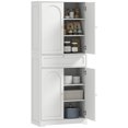thumbnail image 1 of HOMCOM 72.4" Tall Kitchen Pantry Cabinet, Storage Cabinet with Doors, White, 1 of 10