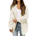 thumbnail image 2 of Delayuji Women's Cardigan Sweaters Long Sleeve Open Front Casual Lightweight Soft Knit Cardigan Sweater Spring Womens Coat Outerwear, 2 of 2