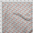 thumbnail image 4 of oneOone Polyester Spandex Red Fabric Floral Sewing Craft Projects Fabric Prints By Yard 56 Inch Wide, 4 of 5