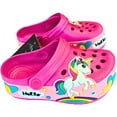 thumbnail image 2 of Loonyx Unicorn Clog Slippers for Girls, Kids Size 2, Pink, 2 of 6