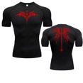 thumbnail image 1 of Camiseta de compresión con estampado de Anime para hombre, camiseta para correr, ropa deportiva de secado rápido para Fitness, camisetas transpirables de manga corta para deportes de gimnasio, 1 of 5