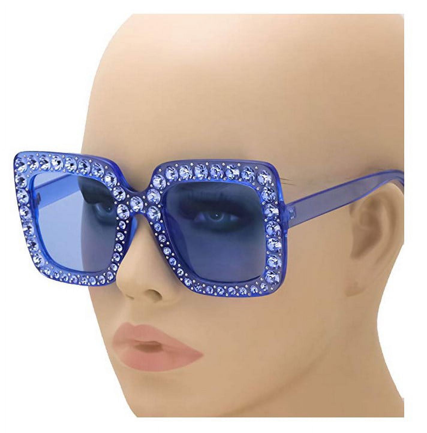 DIFF Oversized Square Frame Bling Rhinestone Crystal Design Sunglasses

0110 Fame Oversized Square Rhinestone Sunglasses – Sophia Collection main image 2