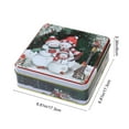 thumbnail image 2 of Uxgjfwu Christmas Tin Gift Box for Candy Snacks Cookies Metal Storage Holiday Decoration for Party Favors Kids Adults Seasonal Gift, 2 of 6