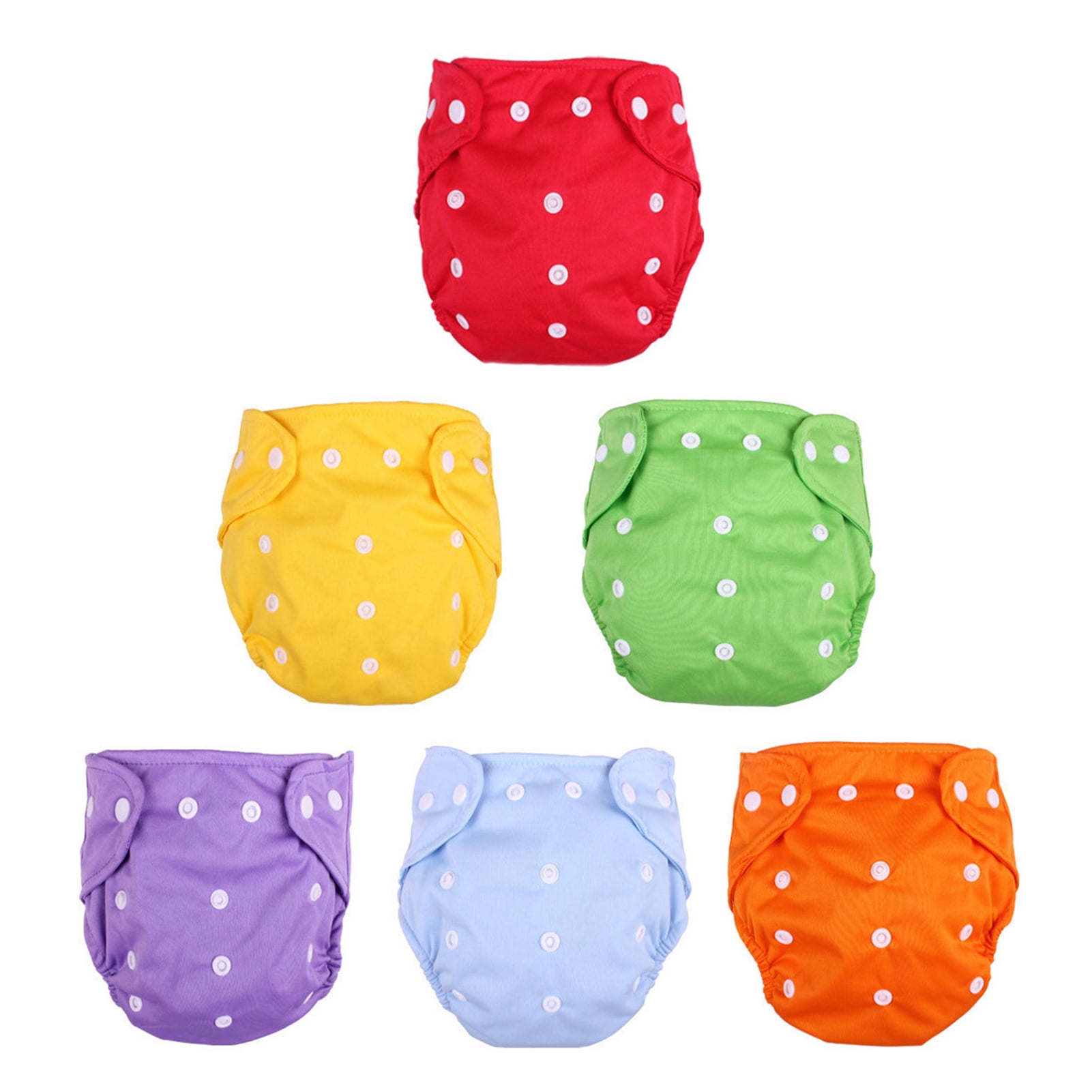Adjustable Reusable Diapers Perfect Fit Leak-Proof Comfort