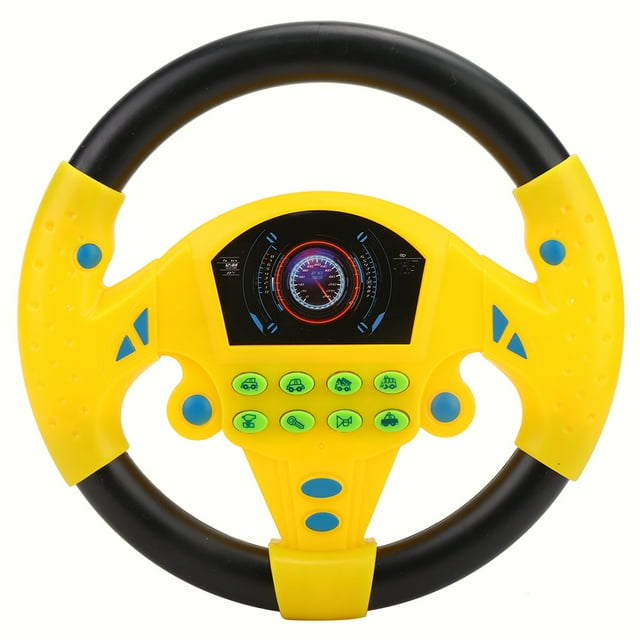 Copilot Outil de Volant, Jouet pour Bébé Jouet Éducatif Jouet de Conduite pour Enfant Jouet Intelligent pour Bébé Enfant Enfants