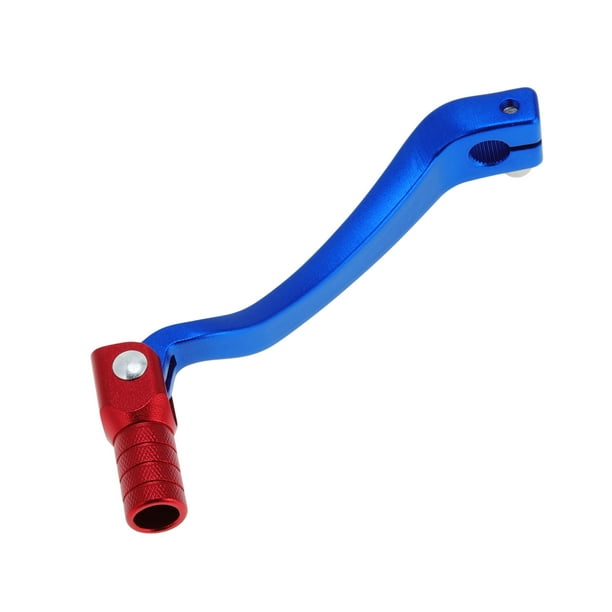 Palanca de cambio de motocicleta plegable para Kayo T6, aleación de aluminio, palanca de cambio azul con cabeza roja