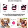 thumbnail image 2 of Chihuahua Muzzle, Dog Muzzle, Fabric Muzzle With Adjustable Buckle, Breathable, Prevents Biting, Chewing And Barking., 2 of 2