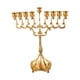 thumbnail image 3 of Hanukkah Menorah, centro de mesa candelabro candelabro 9 ramas portavelas para decoración de fiesta de boda Dorado, 3 of 9