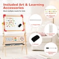 thumbnail image 3 of 3-in-1 Wooden Art Easel for Kids with Drawing Paper Roll, 3 of 5