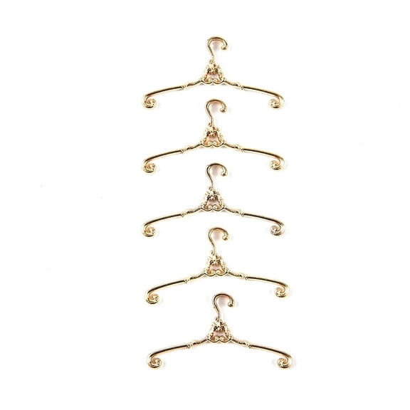 5pcs Metal Doll Hangers Doll Accessories For Blyth 1/6 ob11 Doll Clothes 4/6.5cm