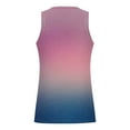 thumbnail image 3 of Titcea Tank Tops Men Gradient Pattern Printed Round Neck Sleeveless T-Shirts Summer Outdoor Running Beach Vacation Causal Shirts, 3 of 4