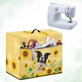 thumbnail image 4 of HELLHERO Dog and Sunflower Pattern Sewing Machine Storage Cover Keep Clean and Safe Protective Cover for Most Sewing Machine, 4 of 8