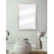thumbnail image 4 of Espejo Biselado de Pared Enmarcado en color Blanco con textura de madera | Fine Art Tj - 71 x 101 cm, 4 of 5