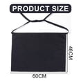 thumbnail image 2 of Men Women Short Waist Bistro Bartender Apron Holding Server Pen Card Money Tips Kitchen, - Khaki, 2 of 5