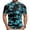 Blue, variant on Mens Cycling Jersey Cycling Shirt Short Sleeve Bike Riding Shirt, Multi-Pattern Camo Printed Top, Rear Storage Pockets with Zipper, Breathable Quick Dry Bicycle Sportswear Tee