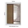 thumbnail image 3 of Ropero Closet Madesa Vivare Plus 2 Puertas 1 Espejo BM, 3 of 5