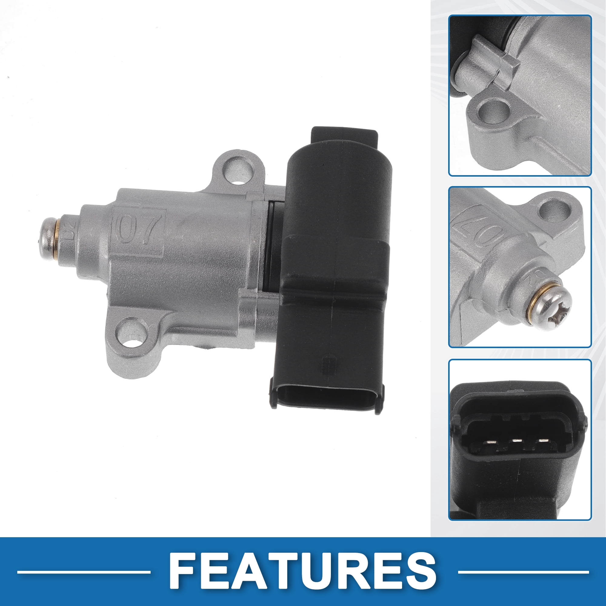 Unique Bargains Car Idle Air Control Valve for Hyundai Tucson 2015-2019 Replace No.3515002800 IACV Idle Motor Idle Air Control Valve for Stable Engine Operation
