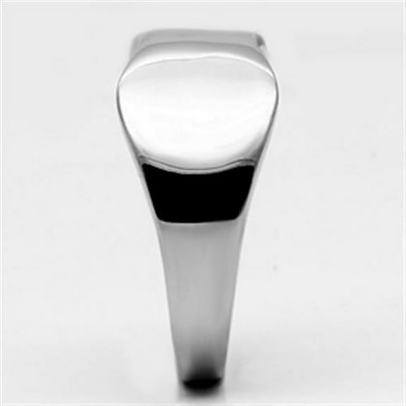 TK620 - Three-Tone IP Stainless Steel Ring with AAA Grade CZ in Clear