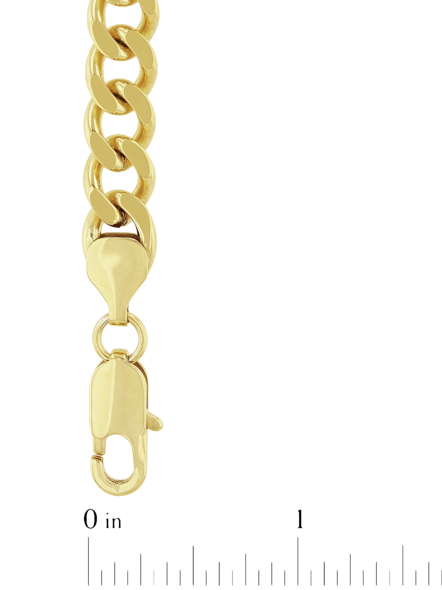 Men's Stainless Steel Yellow Finish Curb Chain - Believe by Brilliance